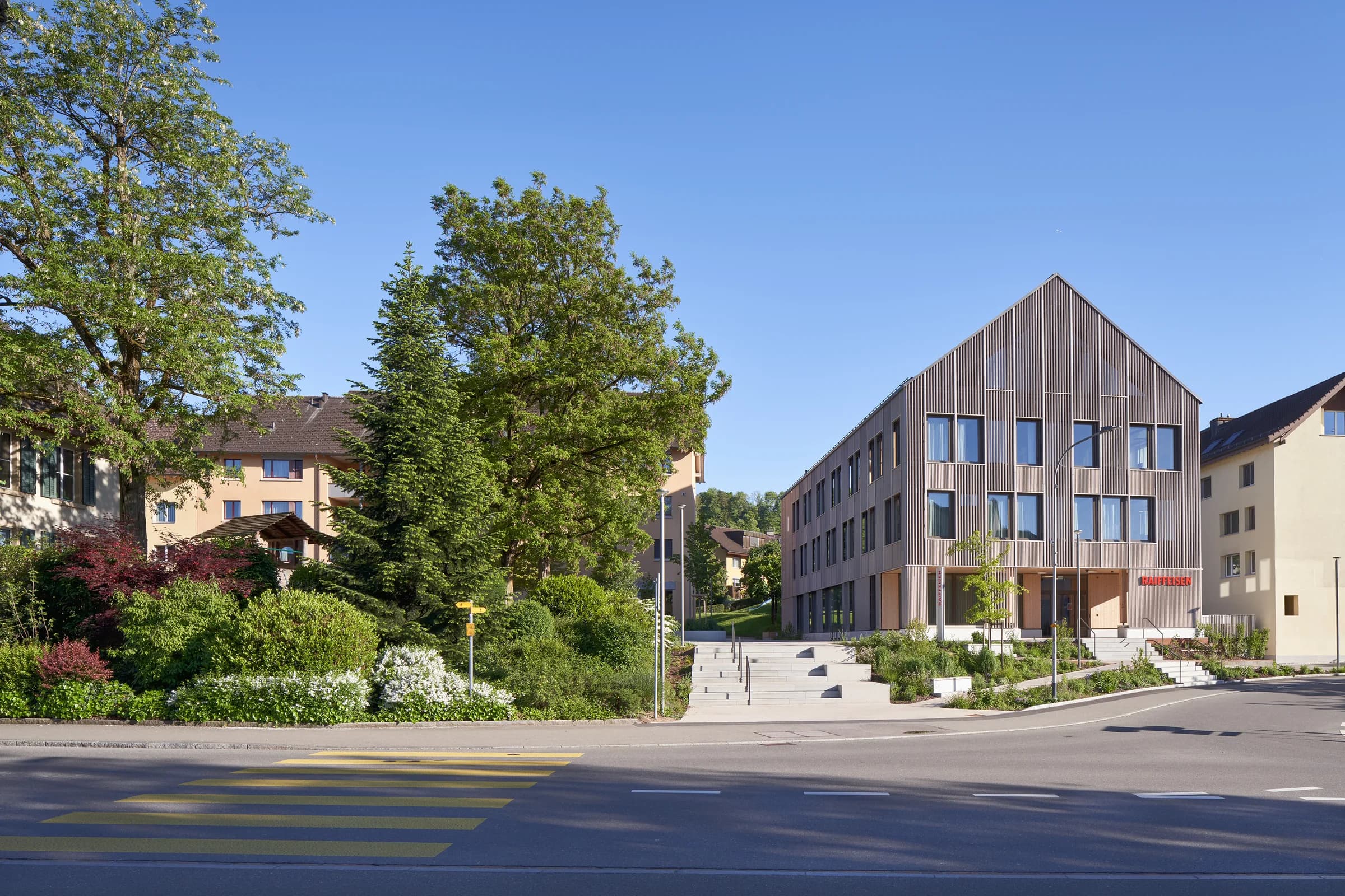 Ersatzneubau Hauptsitz Raiffeisenbank Wasserschloss