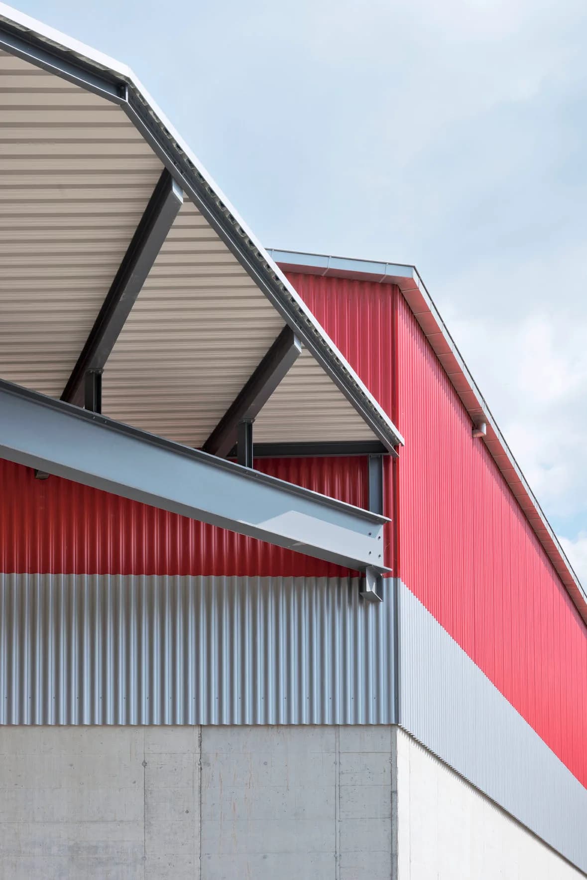 Halle für Materialaufbereitung Merz Gruppe, Gebenstorf