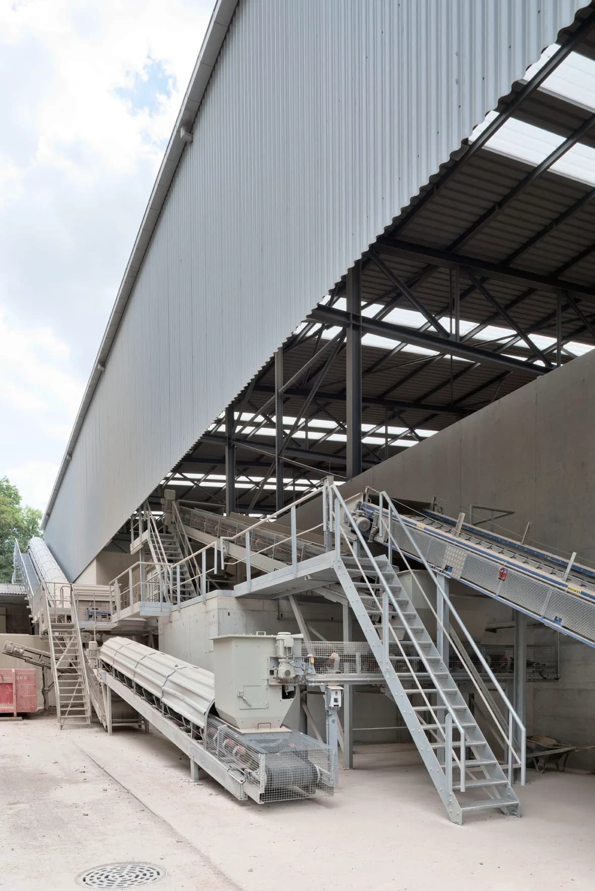 Halle für Materialaufbereitung Merz Gruppe, Gebenstorf