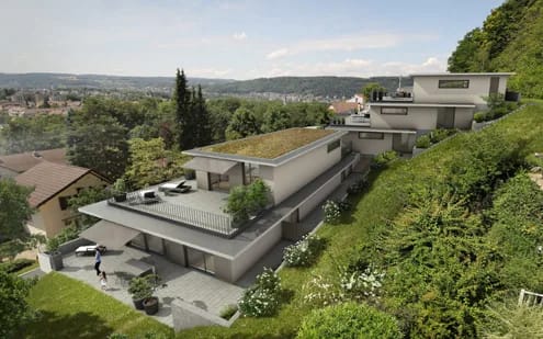 Neubau Terrassenhaus Sandrain, Gebenstorf